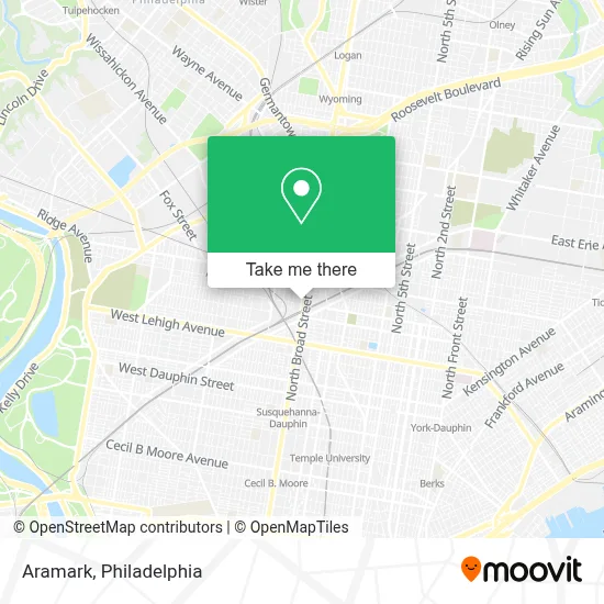 Aramark map