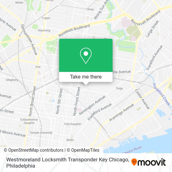 Mapa de Westmoreland Locksmith Transponder Key Chicago
