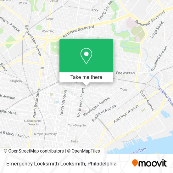 Emergency Locksmith Locksmith map