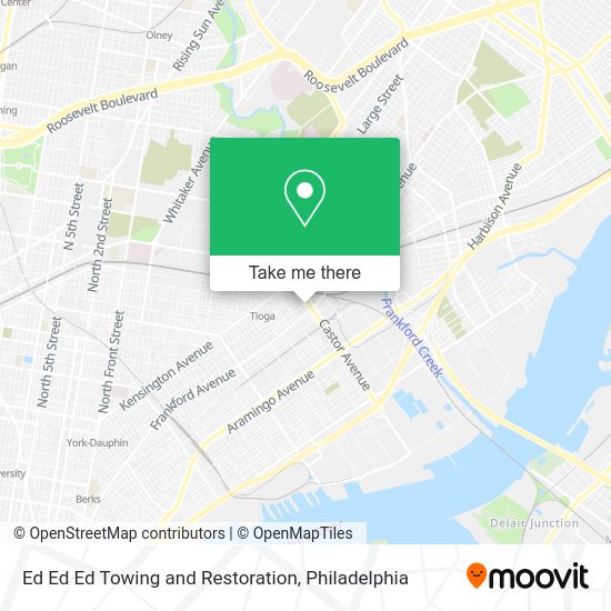 Ed Ed Ed Towing and Restoration map