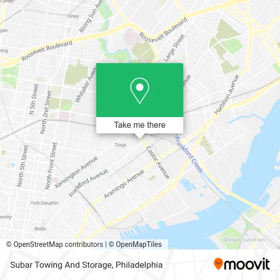 Subar Towing And Storage map