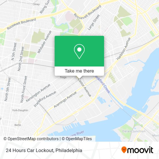Mapa de 24 Hours Car Lockout