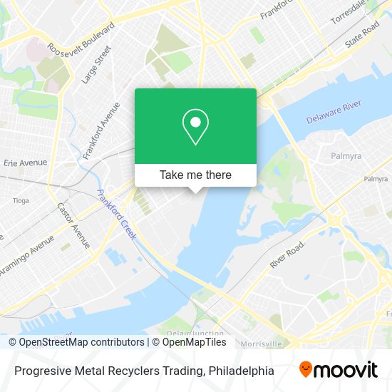 Progresive Metal Recyclers Trading map