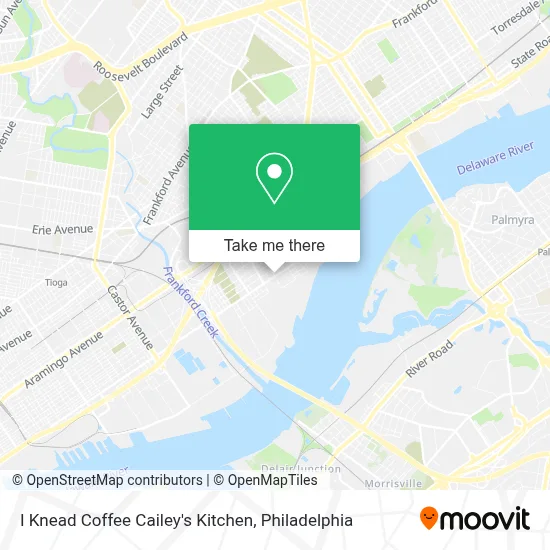 I Knead Coffee Cailey's Kitchen map