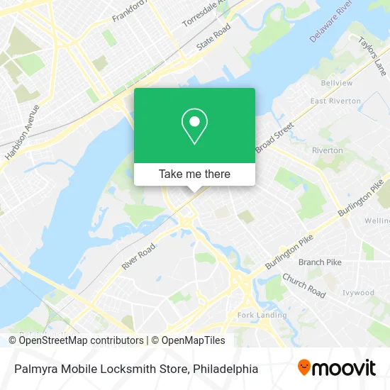 Palmyra Mobile Locksmith Store map