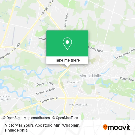 Victory Is Yours Apostolic Min /Chaplain map