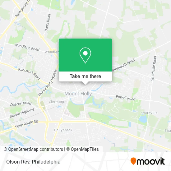 Olson Rev map