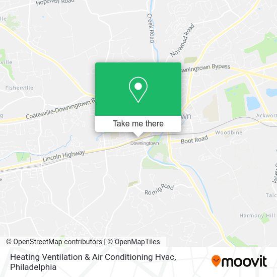 Mapa de Heating Ventilation & Air Conditioning Hvac