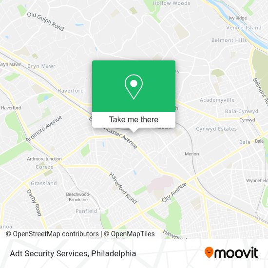 Adt Security Services map