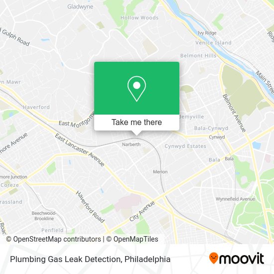 Plumbing Gas Leak Detection map