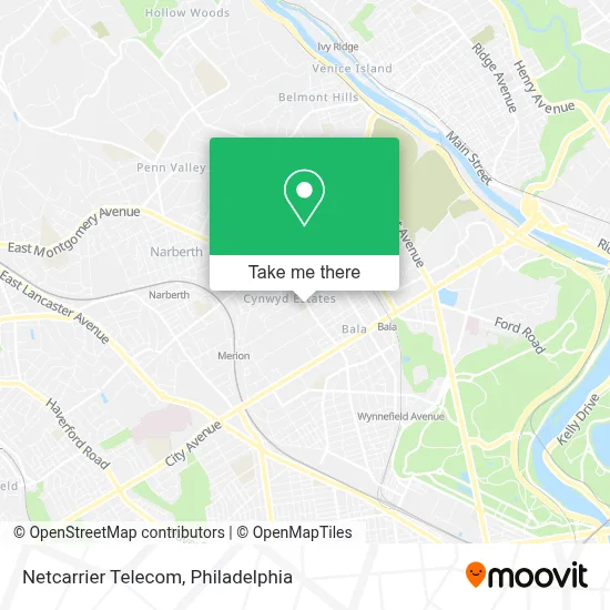 Netcarrier Telecom map