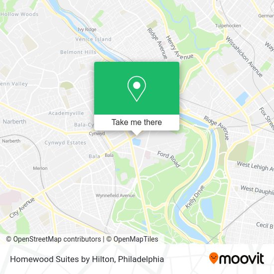 Homewood Suites by Hilton map