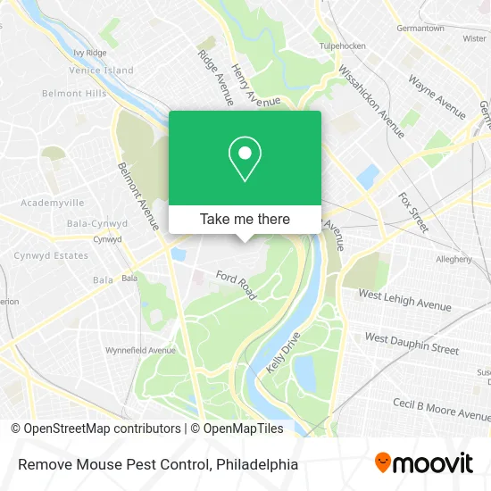 Remove Mouse Pest Control map
