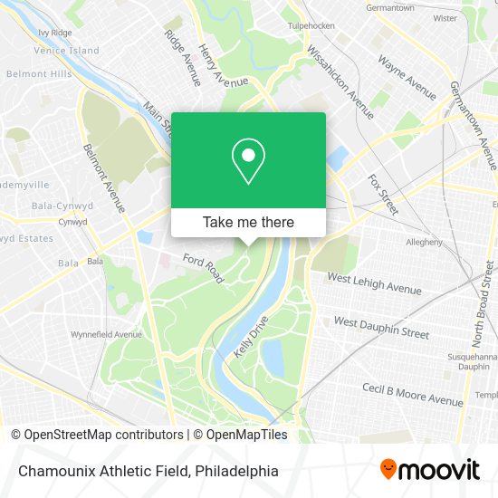 Mapa de Chamounix Athletic Field