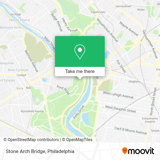 Stone Arch Bridge map