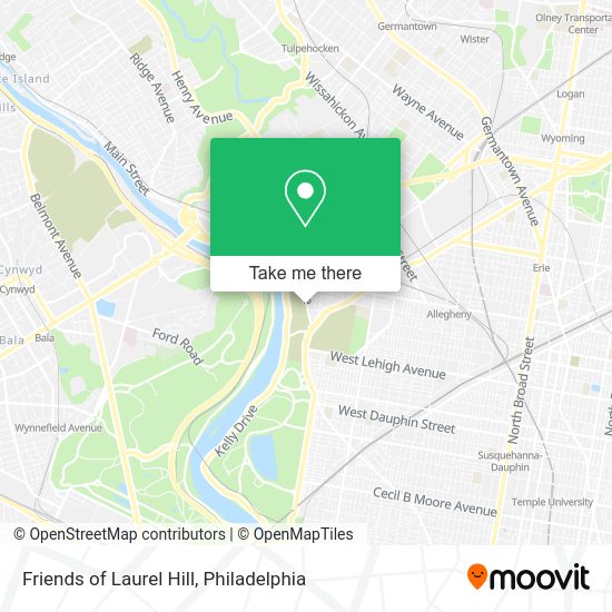 Mapa de Friends of Laurel Hill