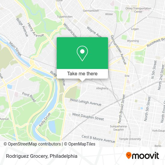 Mapa de Rodriguez Grocery