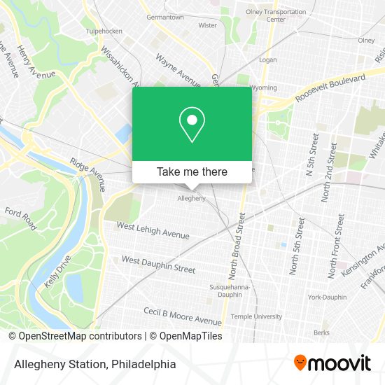 Mapa de Allegheny Station