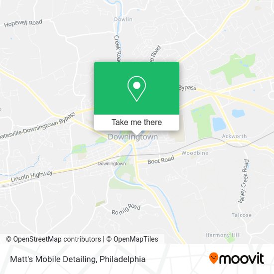 Matt's Mobile Detailing map