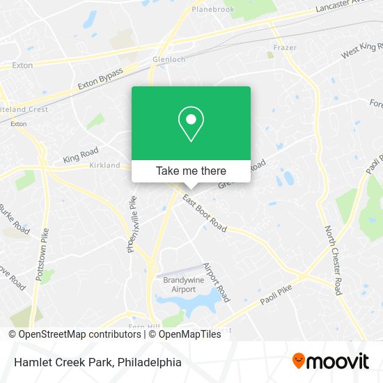 Mapa de Hamlet Creek Park