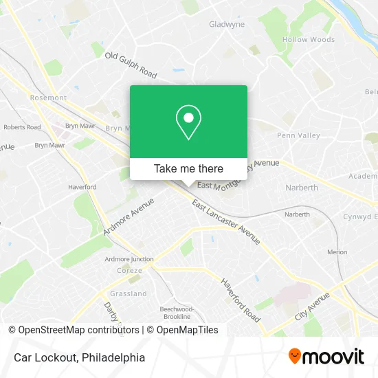 Car Lockout map
