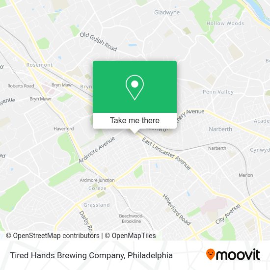 Mapa de Tired Hands Brewing Company