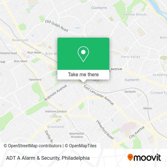 ADT A Alarm & Security map