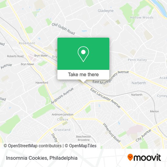Insomnia Cookies map