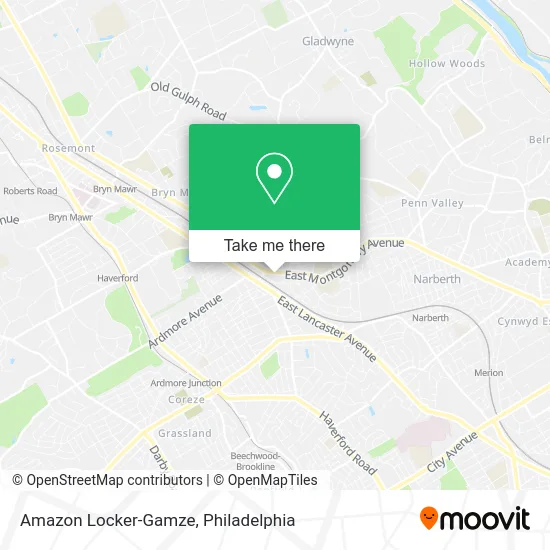 Amazon Locker-Gamze map