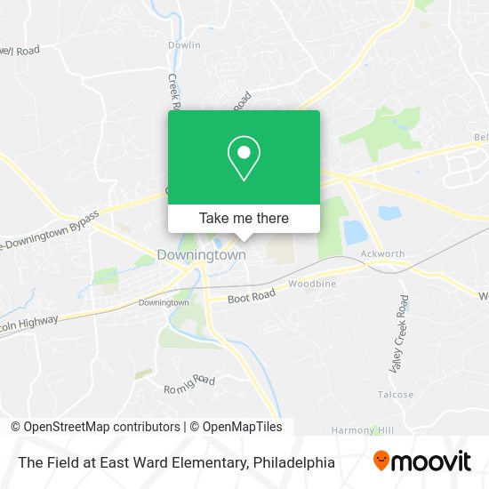 Mapa de The Field at East Ward Elementary
