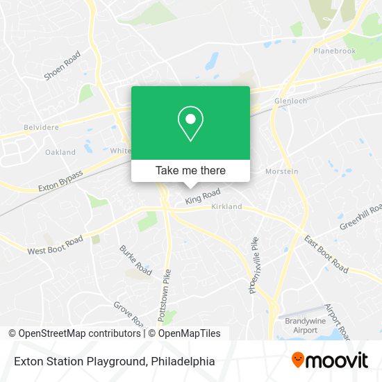 Exton Station Playground map