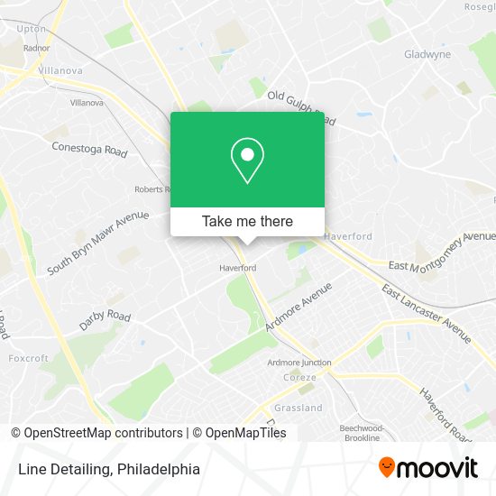 Line Detailing map