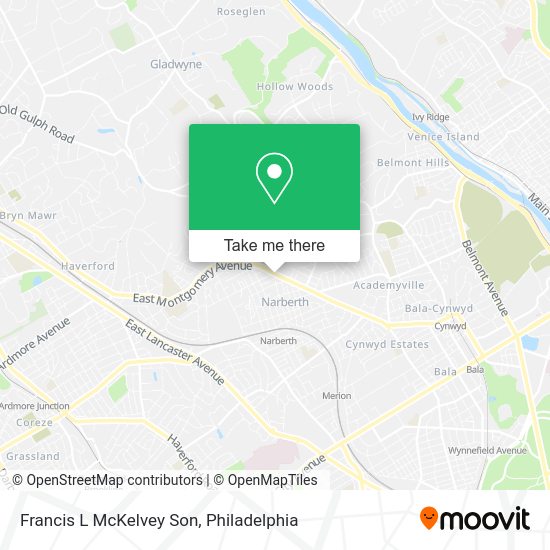 Francis L McKelvey Son map