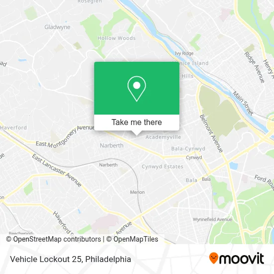 Vehicle Lockout 25 map