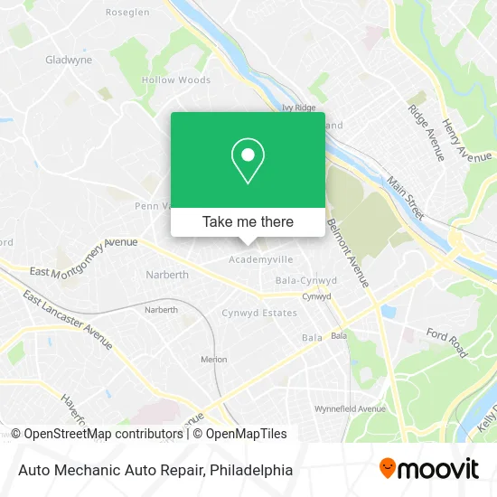Auto Mechanic Auto Repair map
