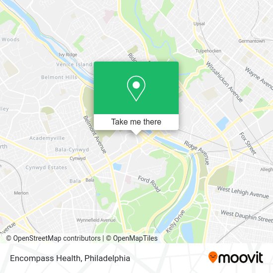 Mapa de Encompass Health