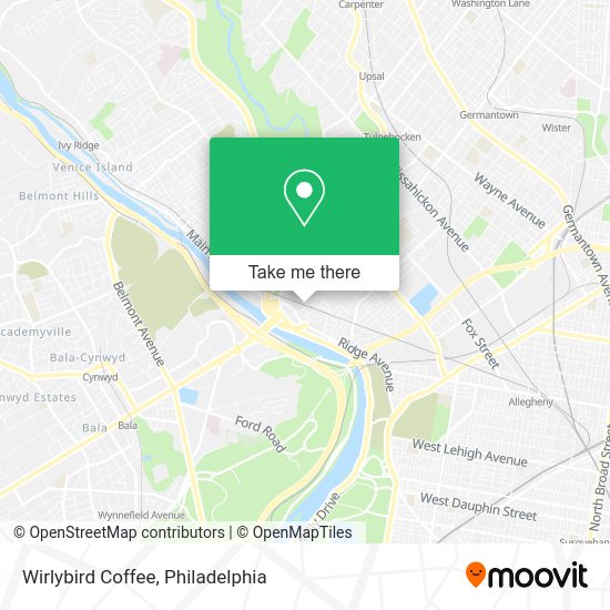Mapa de Wirlybird Coffee