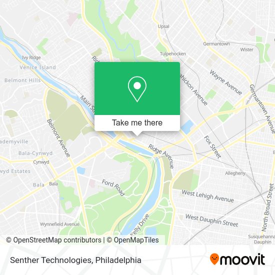 Mapa de Senther Technologies
