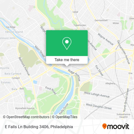 E Falls Ln Building 3406 map