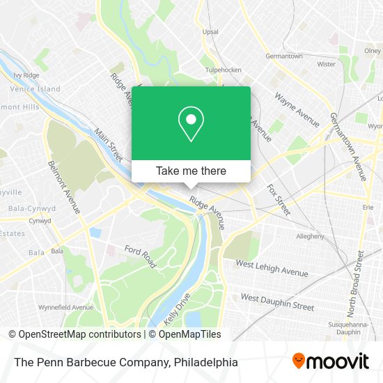 The Penn Barbecue Company map