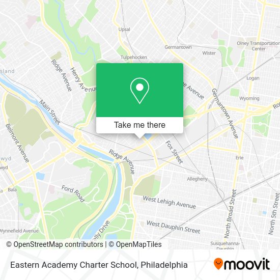 Eastern Academy Charter School map