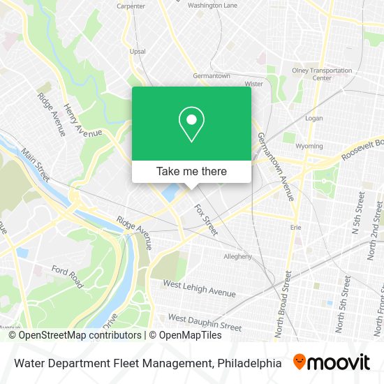 Mapa de Water Department Fleet Management