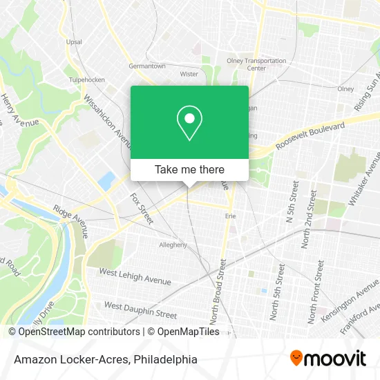 Amazon Locker-Acres map