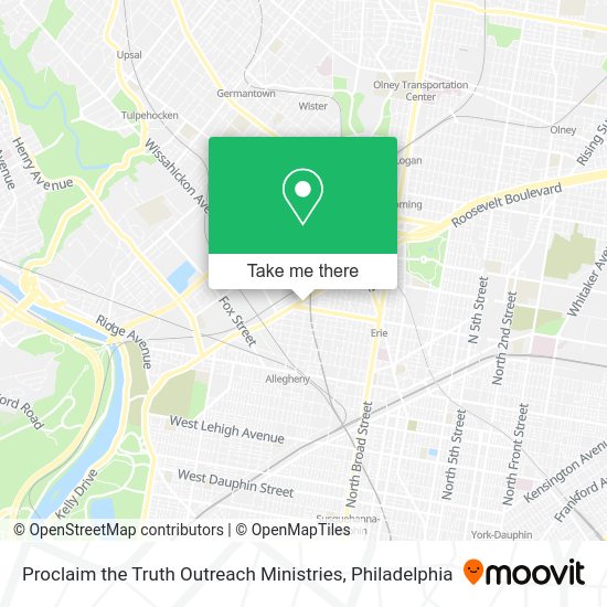 Mapa de Proclaim the Truth Outreach Ministries