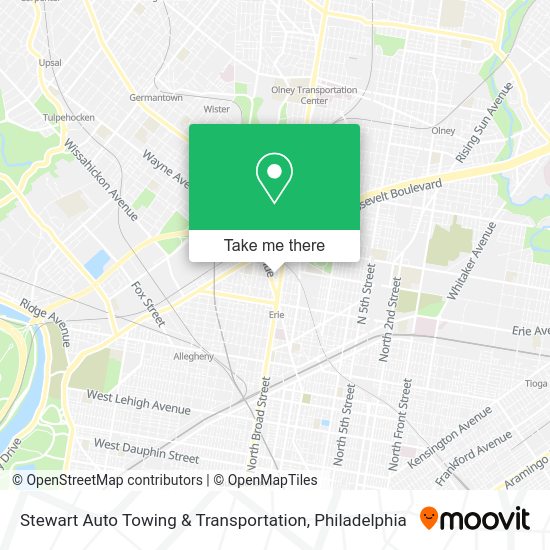 Mapa de Stewart Auto Towing & Transportation