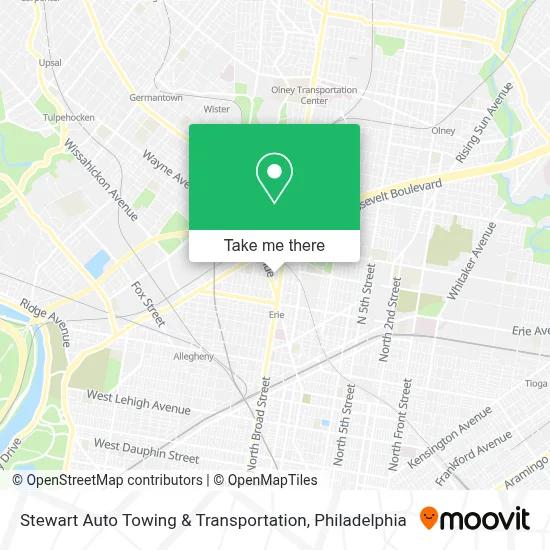 Stewart Auto Towing & Transportation map