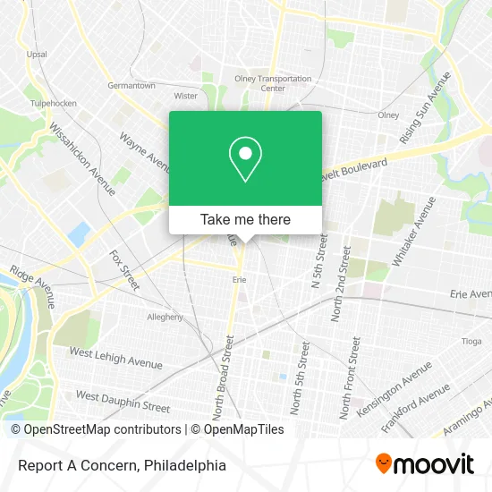 Report A Concern map