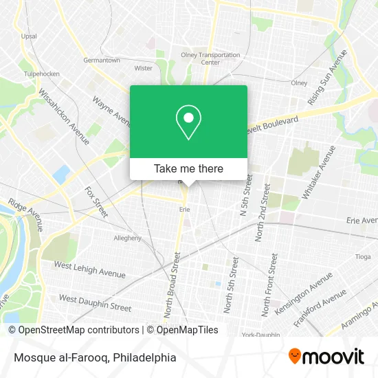 Mosque al-Farooq map