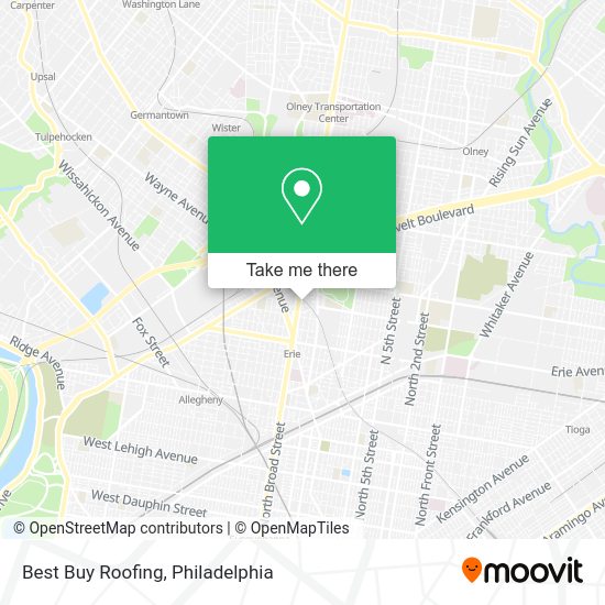 Best Buy Roofing map