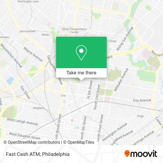 Fast Cash ATM map